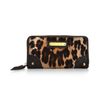 Juicy Couture Leopard Velour Zip Wallet in Animal (camel leopard) - Lyst