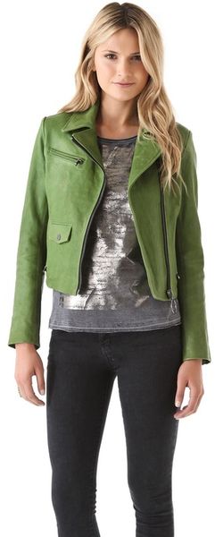 Kelly Wearstler Newton Leather Moto Jacket - Lyst