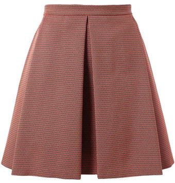 Kenzo Woven Technopleated Skirt - Lyst