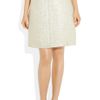Marc Jacobs Metallic Woolblend Bouclé Skirt in Beige (cream) - Lyst