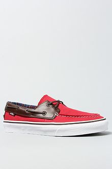 Vans The Zapato Del Barco Boat Shoe in Chili Pepper - Lyst