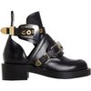 Balenciaga Buckle Ankle Boot in Black (gold) - Lyst