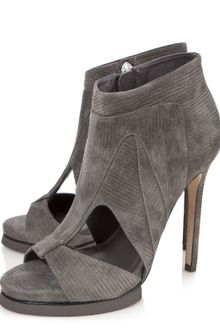 Camilla Skovgaard Eye Cut Out Peeptoe Bootie - Lyst
