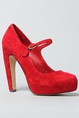 Dv By Dolce Vita The Demi Shoe in Red Suede