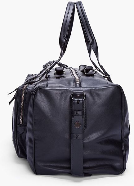 Givenchy Black Leather Carry All Duffle Bag in Black for Men | Lyst
