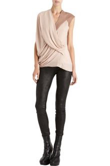 Helmut Lang Leather Legging - Lyst