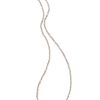Michael Kors Pave Drop Necklace in Silver - Lyst
