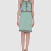 Missoni Short Dress in Blue (green) - Lyst