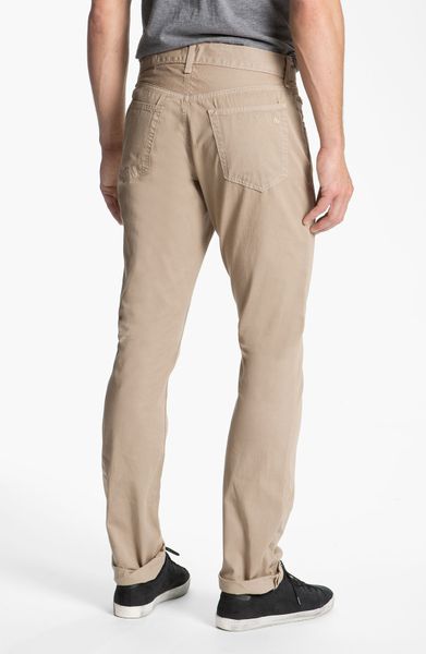 Rag & Bone Rb15x Slim Straight Jeans in Khaki for Men (dark khaki) - Lyst