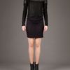 Rick Owens Fitted Leather Jacket in Black - Lyst