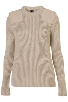 Topshop Woven Panel Jumper By Boutique - Lyst