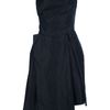 Vivienne Westwood Anglomania Drape Front Pleat Dress in Black - Lyst