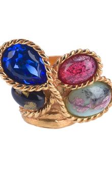 Yves Saint Laurent Embellished Ring - Lyst