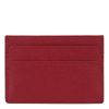 Alexander Mcqueen Cherry City Leather Skull Charm Card Holder in Red (cherry) - Lyst