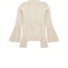 Alexander Mcqueen Aran Knit Poloneck in White (ivory) - Lyst
