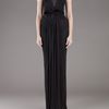 Burberry Prorsum Rouched Gown in Black - Lyst