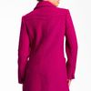 Dkny Double Breasted Coat in Pink (fuchsia) - Lyst