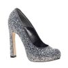 Dune Bo Sequin Court Shoes in Silver - Lyst