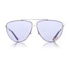 Gucci Ladies S Aviator Sunglasses in Gold - Lyst