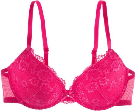 H&m Pushup Bra in Purple (raspberry) - Lyst