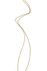 House Of Harlow Engraved Skull Necklace