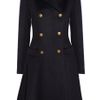 Issa Wool and Cashmereblend Coat in Blue (navy) - Lyst