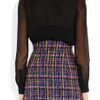 Jason Wu Embellished Silk Chiffon Shirt in Black - Lyst