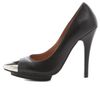 Jeffrey Campbell Bullet Cap Toe Pumps in Black - Lyst