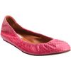 Lanvin Snakeskin Ballet Flat in Pink (fuchsia) - Lyst