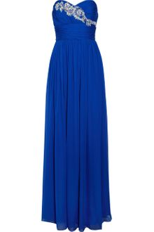 Notte By Marchesa Embellished Silkchiffon Gown - Lyst