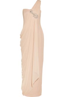 Notte By Marchesa Embellished Silkchiffon and Crepe Gown - Lyst