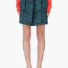 Proenza Schouler Green Indigo Tweed Skirt in Blue (green) - Lyst