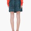 Proenza Schouler Green Indigo Tweed Skirt in Blue (green) - Lyst
