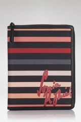 Sonia Rykiel Ipad Case Striped Nylon