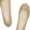 Stella Mccartney Brocade Ballet Flats in Gold - Lyst