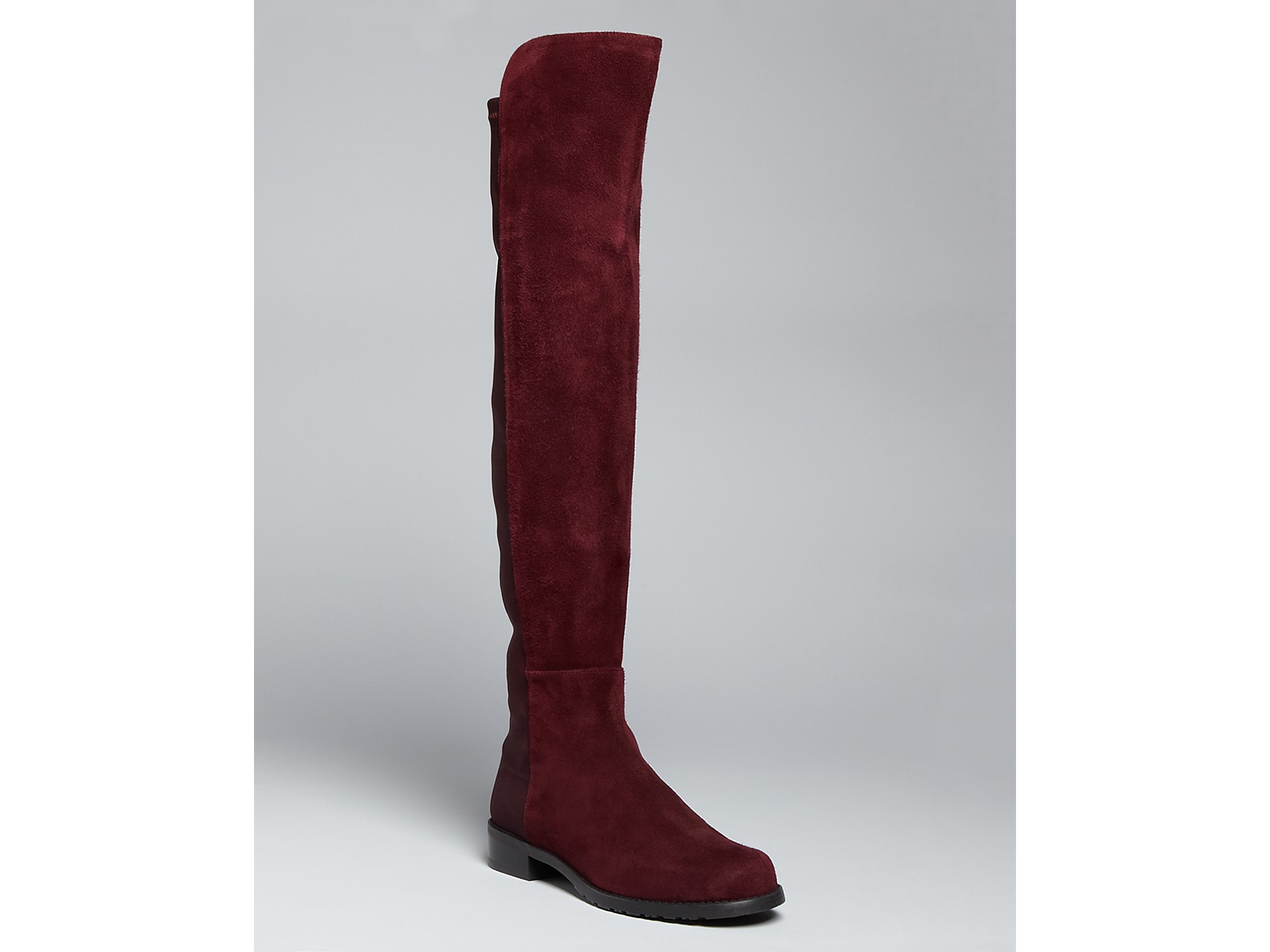stuart weitzman harper stretch suede tall boots
