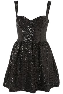 Topshop Sequin Strappy Prom Dress - Lyst