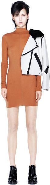 Acne Trix Woolrib Nougat in Brown - Lyst