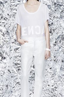 Acne Pop Leather Pearly White - Lyst