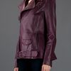Alexander Mcqueen Biker Jacket in Purple (bordeaux) - Lyst