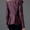 Alexander Mcqueen Biker Jacket in Purple (bordeaux) - Lyst