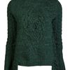 Alexander Mcqueen Chunky Cable Sweater in Green - Lyst
