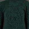 Alexander Mcqueen Chunky Cable Sweater in Green - Lyst