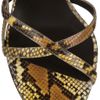 Bottega Veneta Python Wedge Sandals in Animal - Lyst