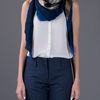 Burberry Haymarket Scarf in Blue (nude) - Lyst