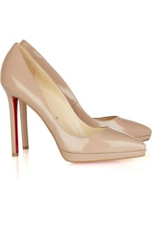 Christian Louboutin Pigalle Plato 120 Patentleather Pumps - Lyst