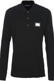 Dolce & Gabbana Long Sleeve Polo Shirt - Lyst