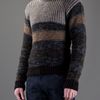 Dolce & Gabbana Block Striped Sweater in Brown for Men (grey) - Lyst