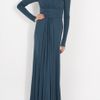 Elie Saab Jersey Gown in Blue - Lyst