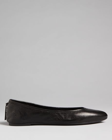 frye pointed toe flats